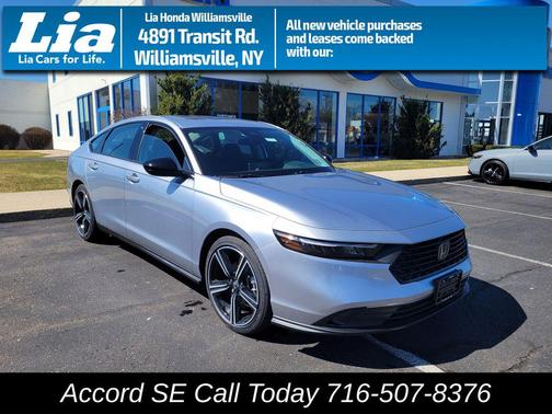 Solar Silver Metallic 2026 Honda Accord SE