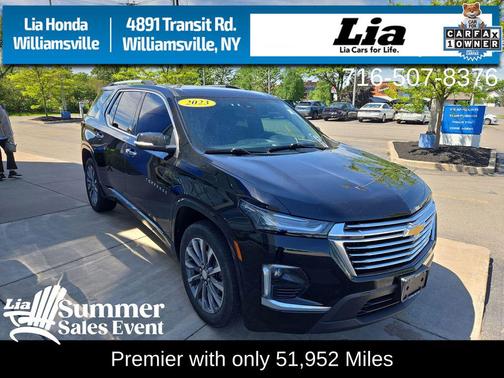 Mosaic Black Metallic 2023 Chevrolet Traverse Premier