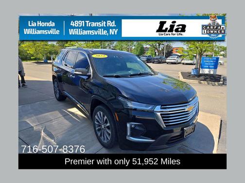Mosaic Black Metallic 2023 Chevrolet Traverse Premier