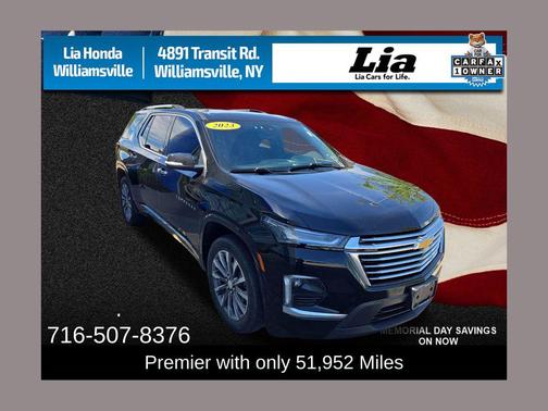 Mosaic Black Metallic 2023 Chevrolet Traverse Premier