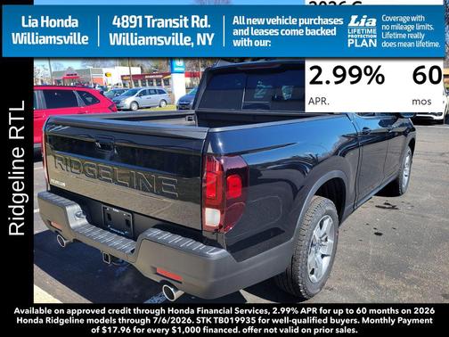 Nh-731p 2026 Honda Ridgeline RTL