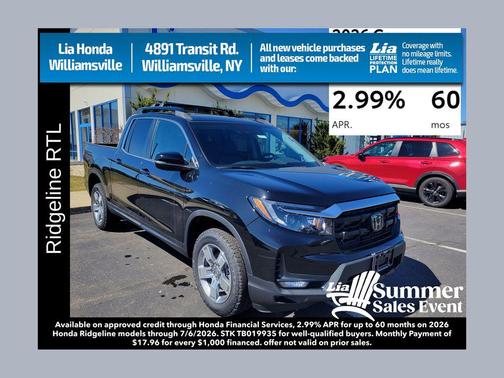 Nh-731p 2026 Honda Ridgeline RTL