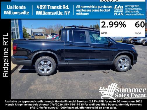 Nh-731p 2026 Honda Ridgeline RTL