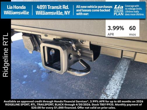 2026 Honda Ridgeline RTL