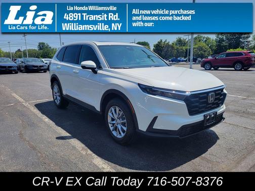 Platinum White Pearl 2026 Honda CR-V EX AWD