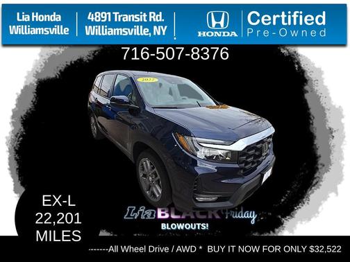 2022 Honda Passport AWD EX-L