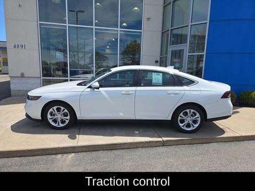 Platinum White Pearl 2025 Honda Accord LX 1.5T