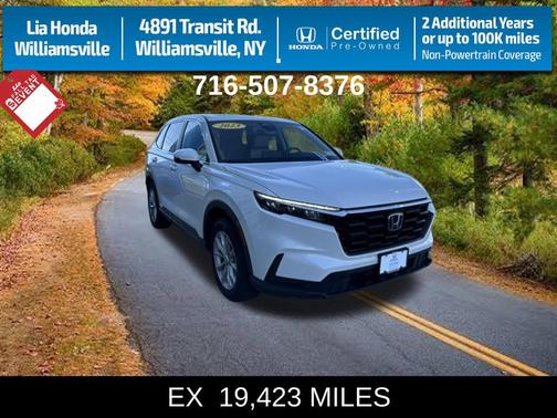 Platinum White Pearl 2023 Honda CR-V EX