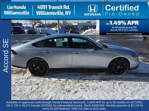 2025 Honda Accord Sport SE 1.5T