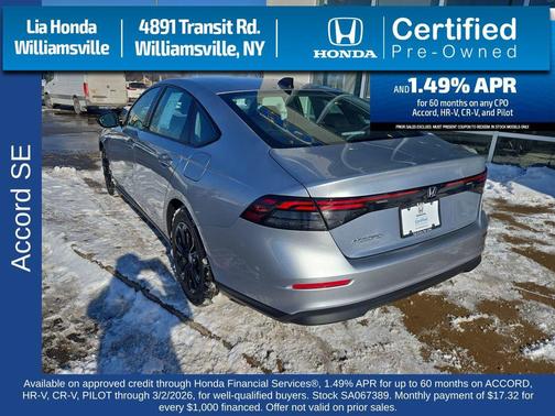 2025 Honda Accord Sport SE 1.5T