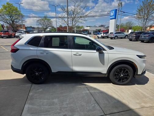 Platinum White Pearl 2023 Honda CR-V Hybrid Sport AWD