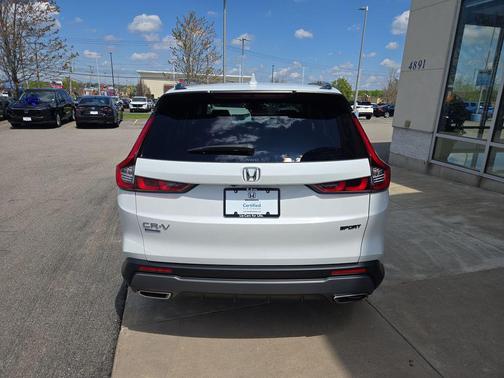 Platinum White Pearl 2023 Honda CR-V Hybrid Sport AWD
