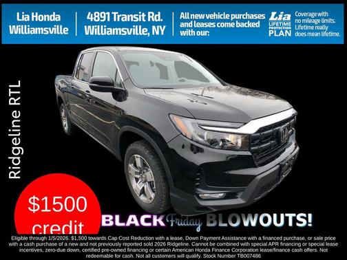 2026 Honda Ridgeline RTL