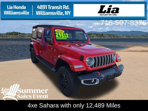 Firecracker Red Clearcoat 2024 Jeep Wrangler 4xe Sahara