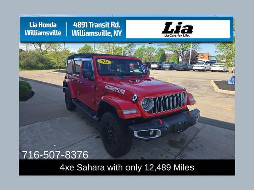 Firecracker Red Clearcoat 2024 Jeep Wrangler 4xe Sahara
