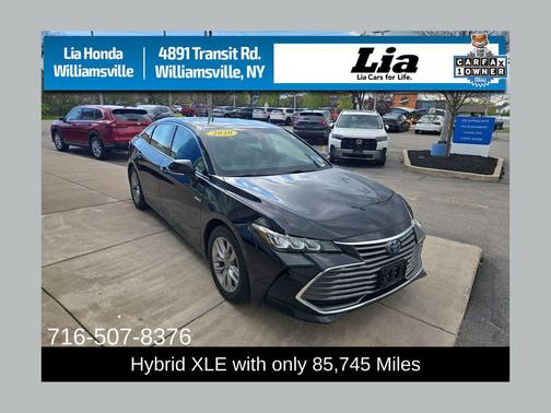 Midnight Black Metallic 2020 Toyota Avalon Hybrid XLE Plus