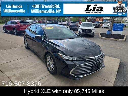 Midnight Black Metallic 2020 Toyota Avalon Hybrid XLE Plus