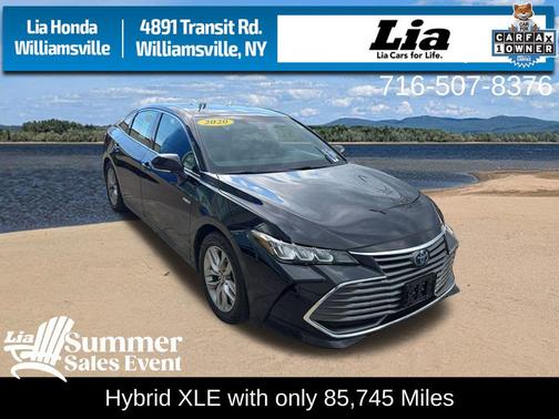 Midnight Black Metallic 2020 Toyota Avalon Hybrid XLE Plus