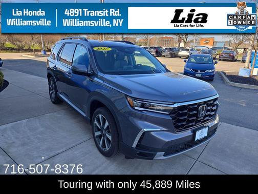 Modern Steel Metallic 2025 Honda Pilot Touring 8-Passenger
