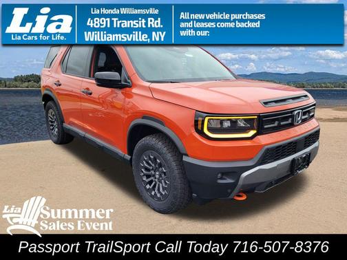 Sunset Orange 2026 Honda Passport AWD TrailSport