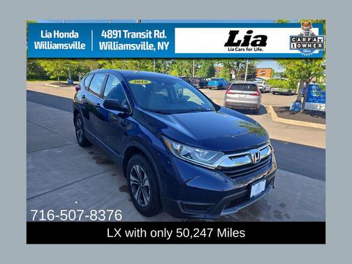 Obsidian Blue Pearl 2018 Honda CR-V LX