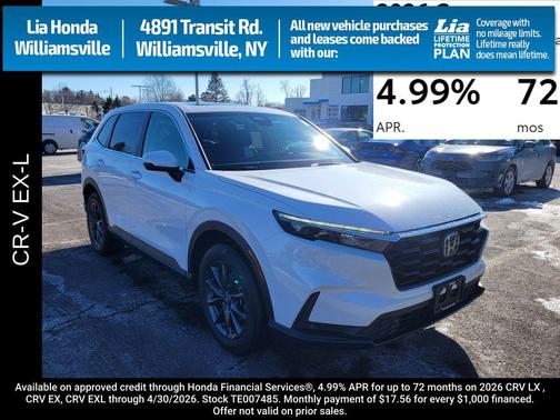 Nh-883p 2026 Honda CR-V EX-L AWD
