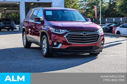 Cajun Red Tintcoat 2019 Chevrolet Traverse LT Cloth