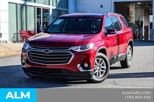 Cajun Red Tintcoat 2019 Chevrolet Traverse LT Cloth