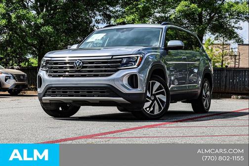 Silver 2024 Volkswagen Atlas 2.0T SE w/Technology