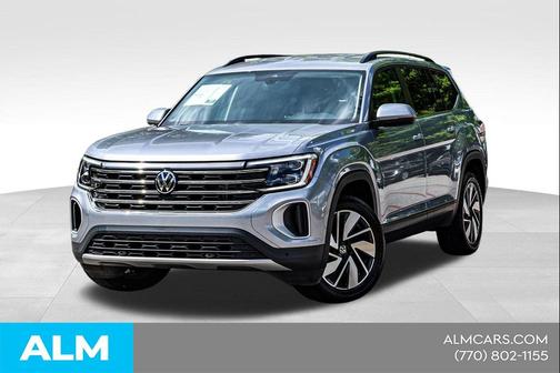 Silver 2024 Volkswagen Atlas 2.0T SE w/Technology