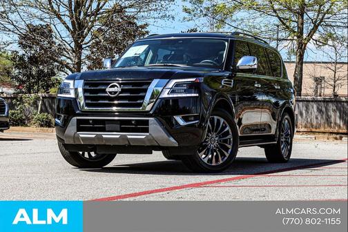 Super Black 2023 Nissan Armada Platinum 4WD