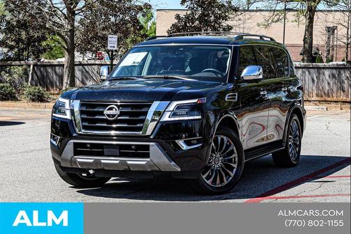 Super Black 2023 Nissan Armada Platinum 4WD
