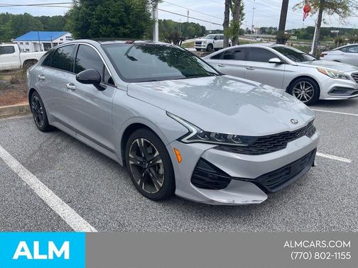 Wolf Gray 2021 Kia K5 GT-Line