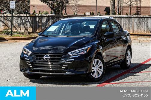 Super Black Metallic 2025 Nissan Versa 1.6 S