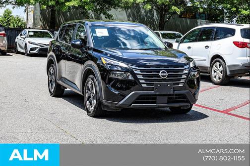 Super Black 2024 Nissan Rogue SV