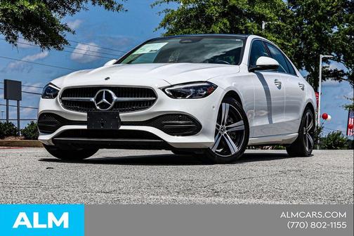 White 2025 Mercedes-Benz C-Class C 300