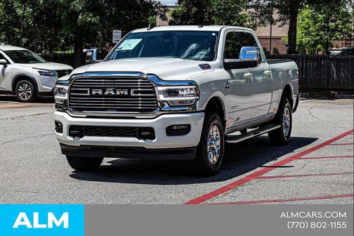 Pearl White 2024 RAM 2500 Laramie Crew Cab 4x4 6'4' Box