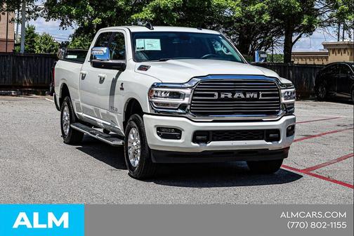 Pearl White 2024 RAM 2500 Laramie Crew Cab 4x4 6'4' Box