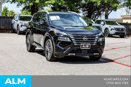 Super Black 2024 Nissan Rogue Platinum