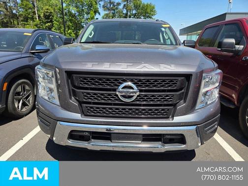 Gun Metallic 2021 Nissan Titan SV