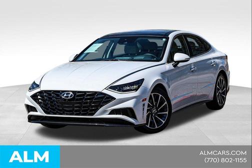 Quartz White 2022 Hyundai SONATA Limited