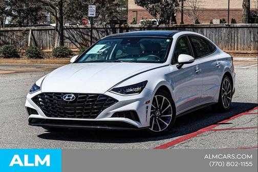 Quartz White 2022 Hyundai SONATA Limited