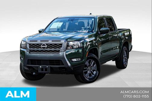 Tactical Green Metallic 2025 Nissan Frontier SV