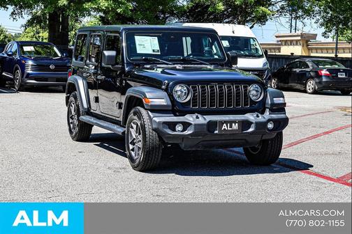 Black Clearcoat 2024 Jeep Wrangler Sport S