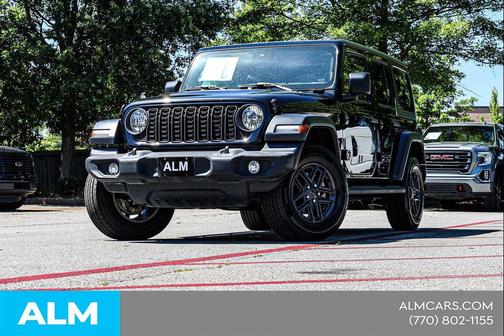 Black Clearcoat 2024 Jeep Wrangler Sport S