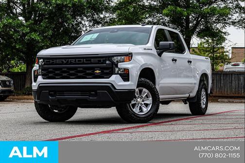 Summit White 2023 Chevrolet Silverado 1500 WT
