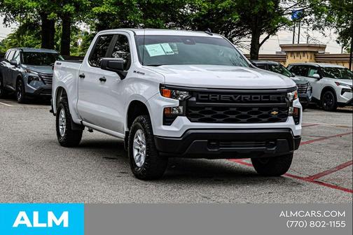 Summit White 2023 Chevrolet Silverado 1500 WT