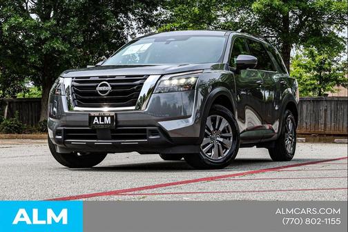 Gun Metallic 2025 Nissan Pathfinder SV 4WD