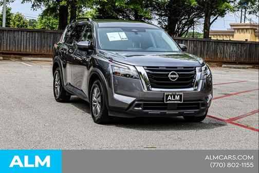 Gun Metallic 2025 Nissan Pathfinder SV 4WD