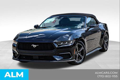 Shadow Black 2024 Ford Mustang EcoBoost Premium